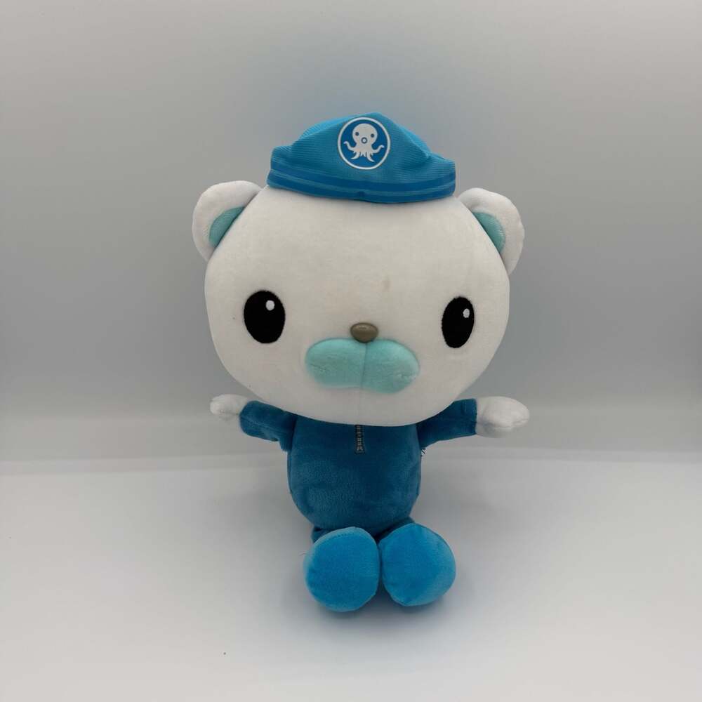 Octonauts Captain Barnacles Polar Bear 9 Inch Plush Stuffed Animal Toy